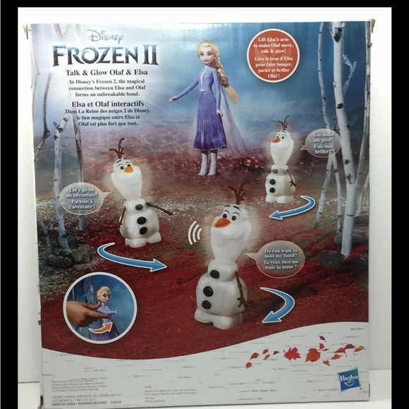 Disney Frozen 2 II Talk And Glow Olaf And Elsa RC Hasbro New in box - Picture 2 of 2